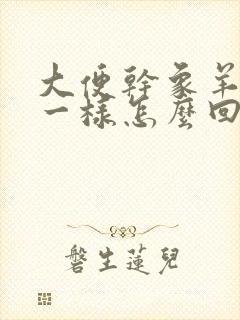 大便干象羊屎蛋一样怎么回事