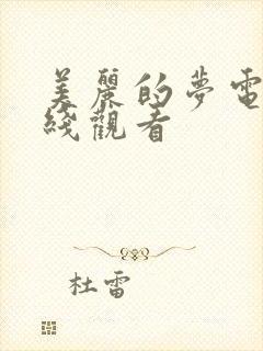 美丽的梦电影在线观看封面