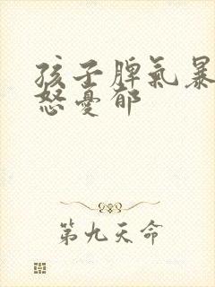 孩子脾气暴躁易怒忧郁