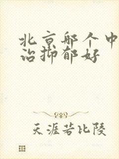 北京哪个中医院治抑郁好