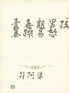 青春期男孩脾气暴躁易怒