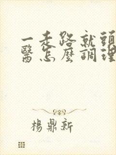 一走路就头晕中医怎么调理