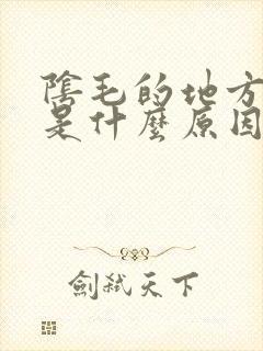 阴毛的地方发痒是什么原因