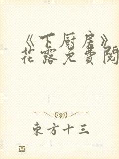 《下厨房》金银花露免费阅读封面
