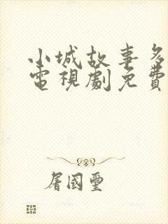小城故事多在线电视剧免费观看全集高清