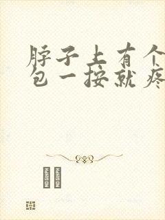 脖子上有个小鼓包一按就疼