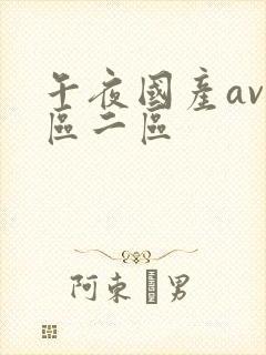午夜国产av一区二区封面