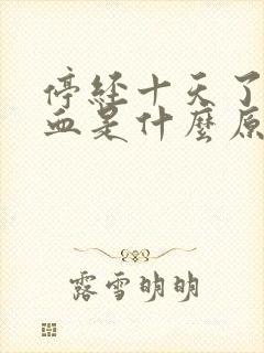 停经十天了还有血是什么原因