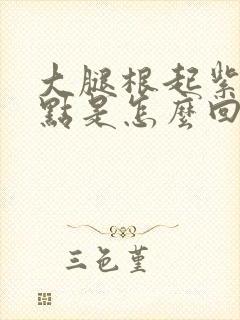 大腿根起紫色斑点是怎么回事封面