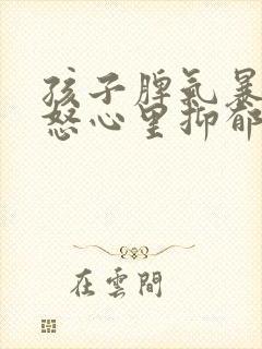 孩子脾气暴躁易怒心里抑郁