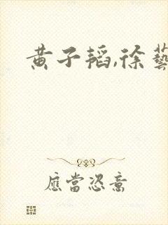 黄子韬,徐艺洋