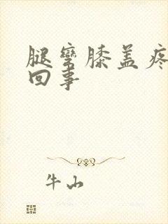 腿弯膝盖疼怎么回事封面