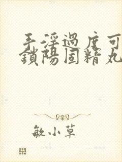 手淫过度可以吃锁阳固精丸吗