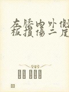 左膝内外侧半月板损伤二度严重吗