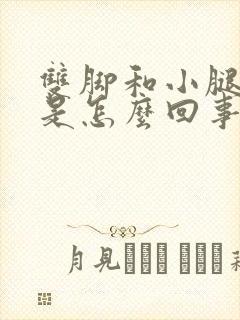 双脚和小腿浮肿是怎么回事封面