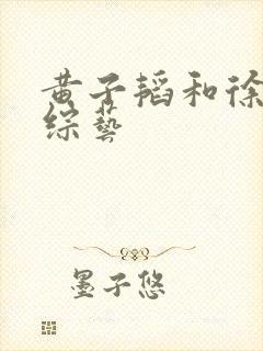 黄子韬和徐艺洋综艺封面