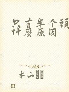 只有半个头疼是什么原因封面