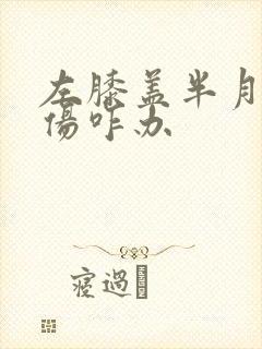 左膝盖半月板损伤咋办封面