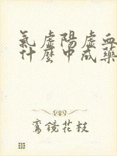 气虚阳虚血虚吃什么中成药