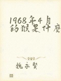 1968年4月的猴是什么命封面