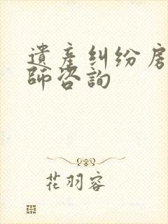遗产纠纷房产律师咨询