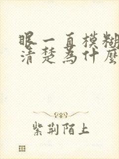 眼一直模糊看不清楚为什么