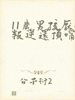 11岁男孩厌学叛逆还顶嘴怎么办