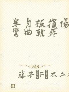 半月板损伤膝盖弯曲就疼