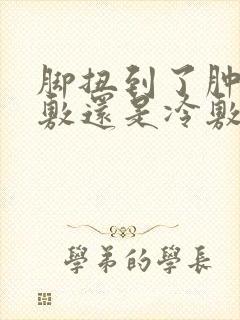 脚扭到了肿了热敷还是冷敷封面