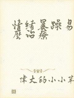 情绪暴躁易怒怎么治疗