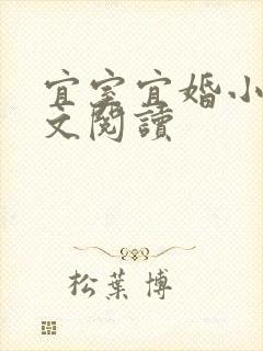 宜室宜婚小说全文阅读