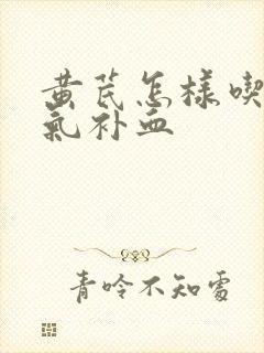 黄芪怎样吃最补气补血