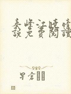 秦峰江晓晴的小说免费阅读