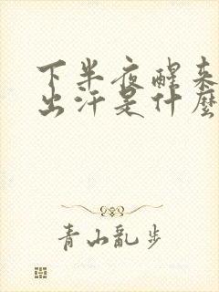 下半夜醒来胸口出汗是什么原因