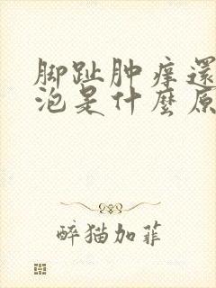 脚趾肿痒还有水泡是什么原因封面