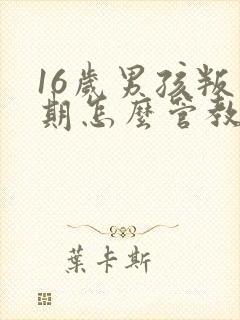 16岁男孩叛逆期怎么管教