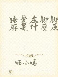 睡觉左脚脚背发麻是什么原因封面