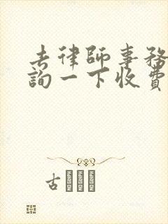 去律师事务所咨询一下收费吗