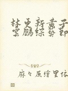 林更新黄子韬岳云鹏综艺节目叫什么