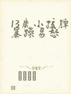 13岁小孩脾气暴躁易怒