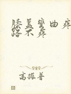 膝盖弯曲疼痛走路不疼封面