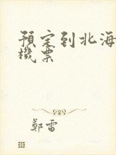预定到北海特价机票