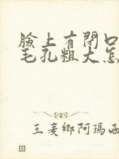 脸上有闭口粉刺毛孔粗大怎么处理