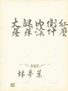 大腿内侧红疙瘩瘙痒涂什么药