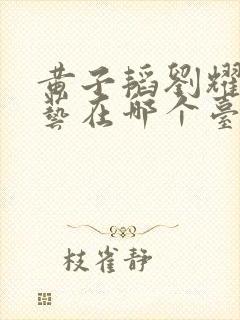 黄子韬刘耀文综艺在哪个台播出过