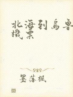 北海到乌鲁木齐机票