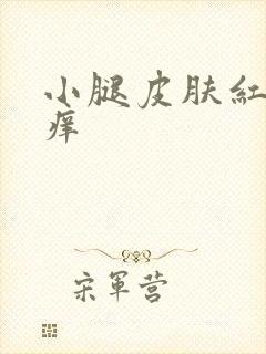 小腿皮肤红点很痒