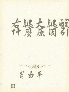 右腿大腿酸疼是什么原因引起的