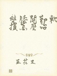 双膝关节软骨磨损怎么治封面