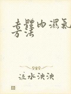 去体内湿气重的方法